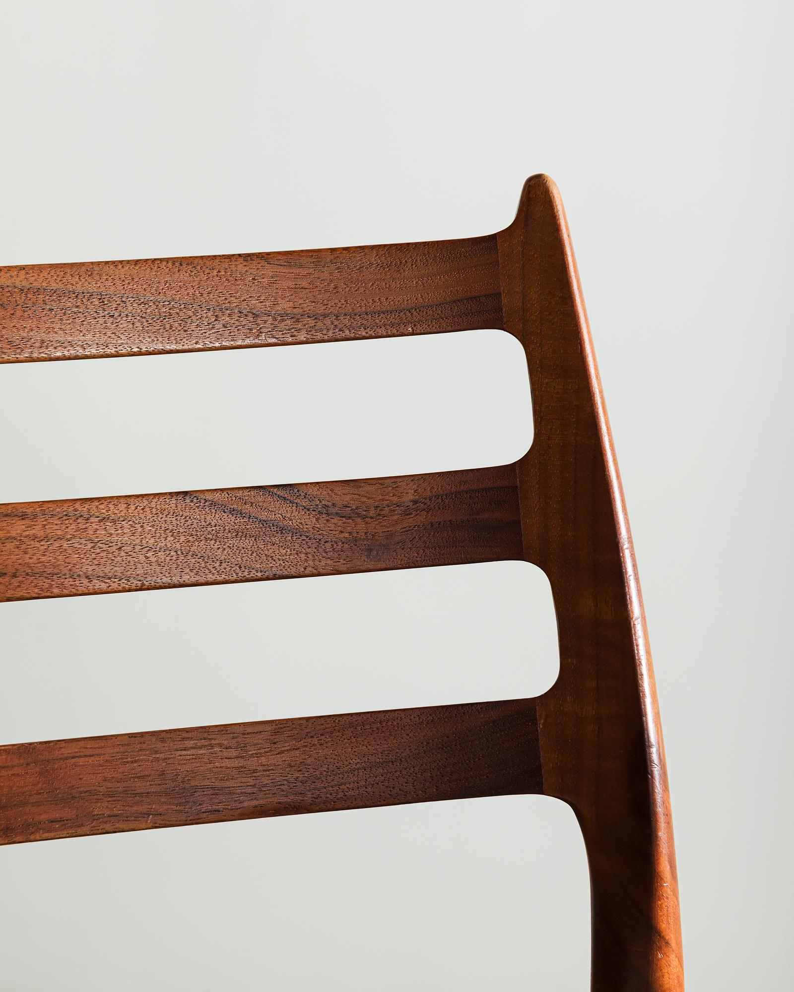 Set of Six Model 78 Rosewood Chairs by Niels O. Møller, Denmark, 1960s 4