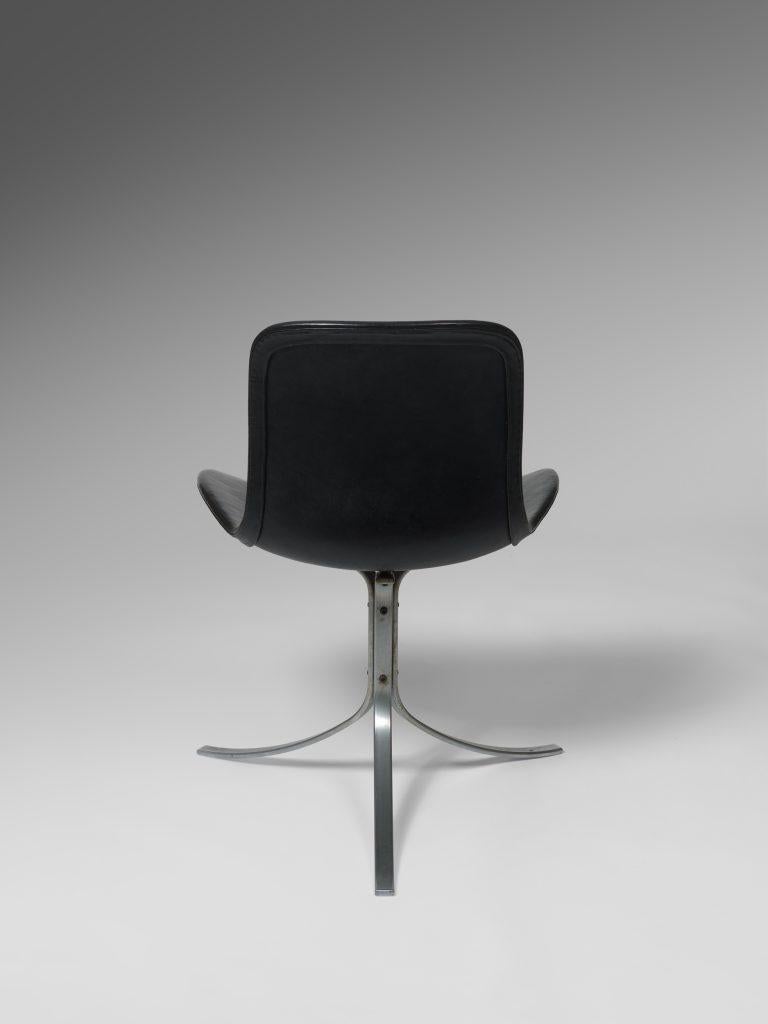 20th Century Set of Six Model Pk9 Dining Chairs Designed by Poul Kjaerholm, Denmark, 1960s