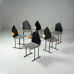 Set of Six Model "Vino" Chairs, Yrjö Kukkapuro, Avarte, 1980s