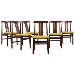 Ensemble de six chaises de salle à manger coréennes de style moderne