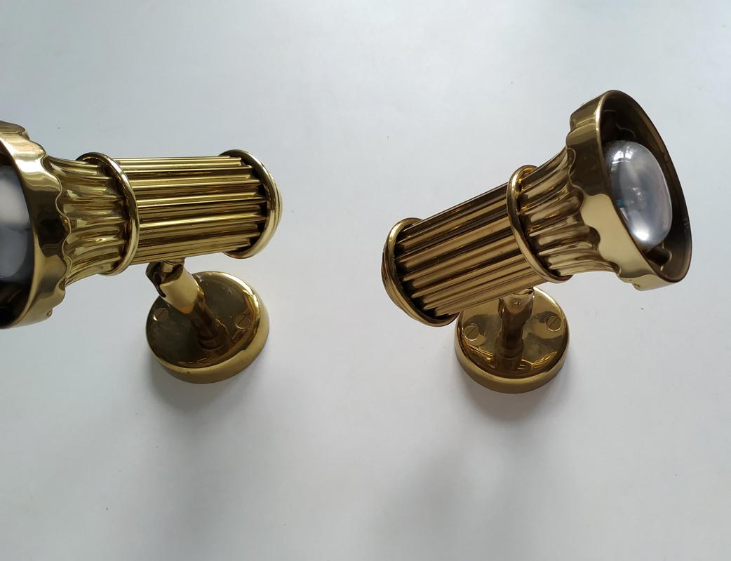 Mid-Century Modern Set of Six Modernist Ceiling or Wall Lights Sconces, Germany, 1960s For Sale