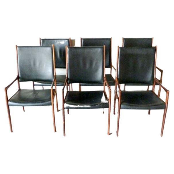 Set of Six Mogens Kold Model 'MK 172' Dining Chairs