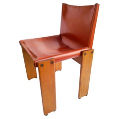 Set of six Monk Chairs design Afra & Tobia Scarpa for Molteni, Italy, 1974