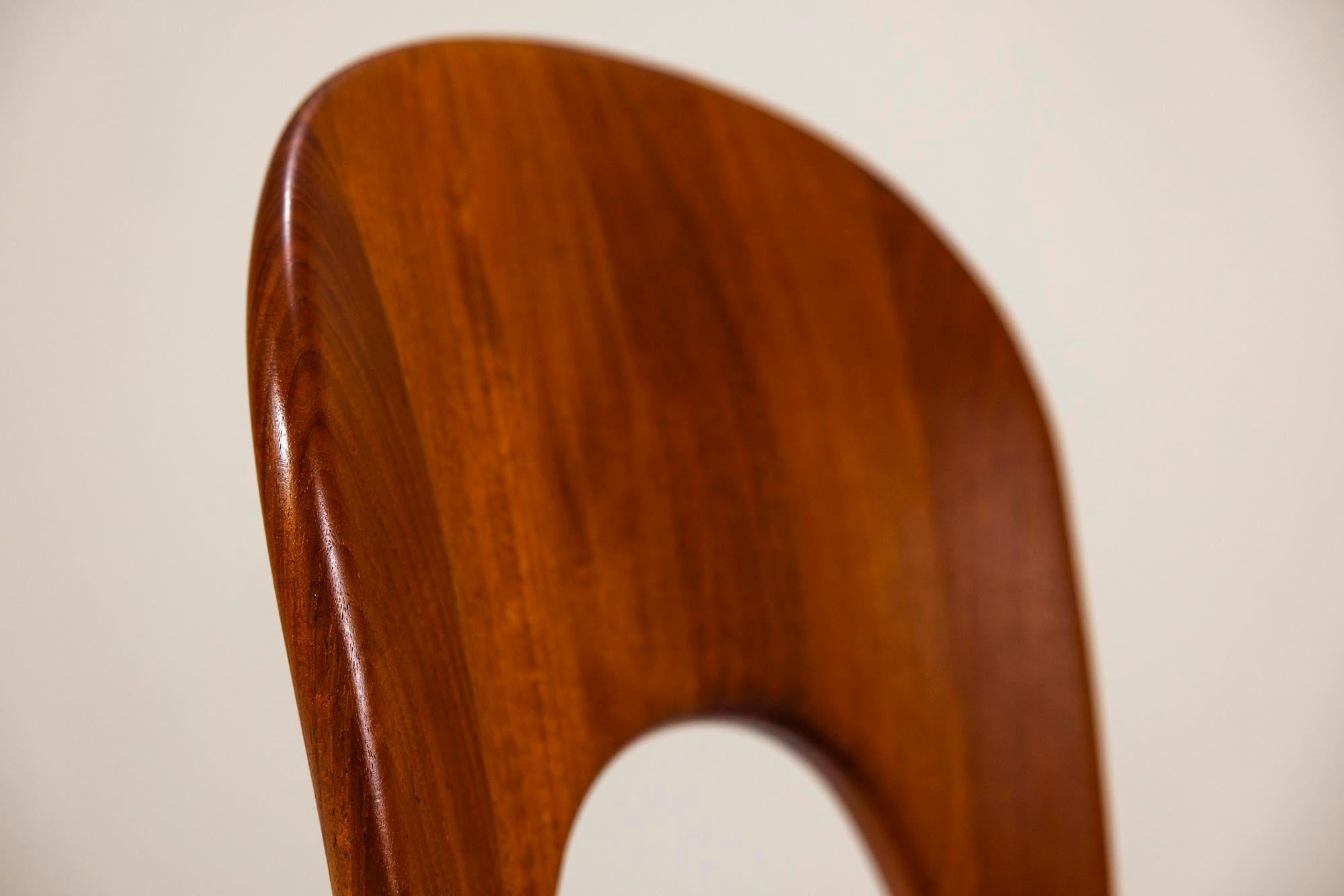 Set of Six 'Morten' Dining Chair by Niels Koefoed, Denmark 1960s 5