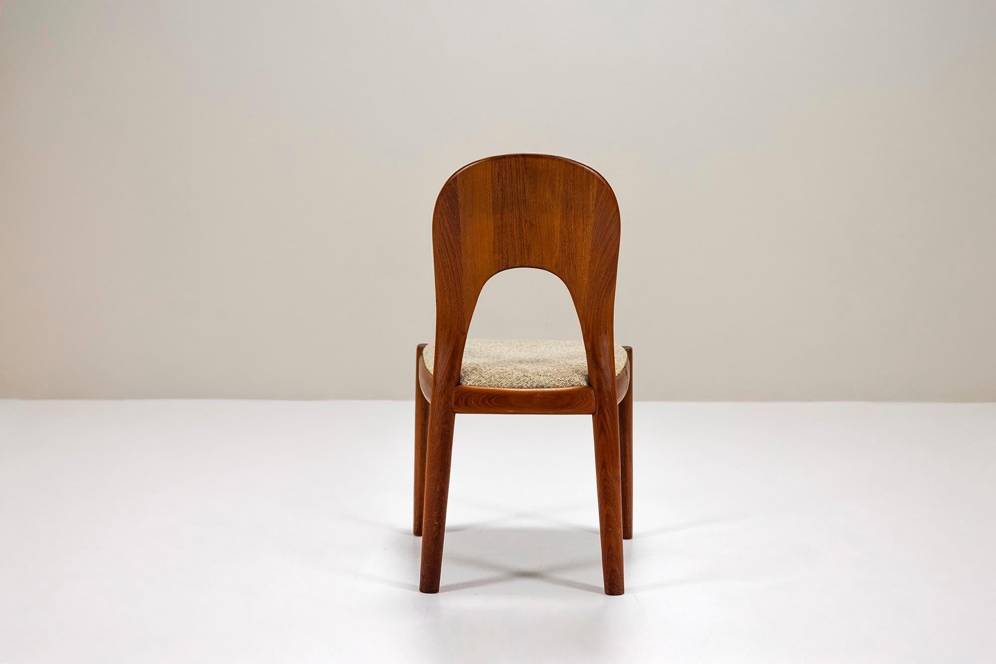 Set of Six 'Morten' Dining Chair by Niels Koefoed, Denmark 1960s 1