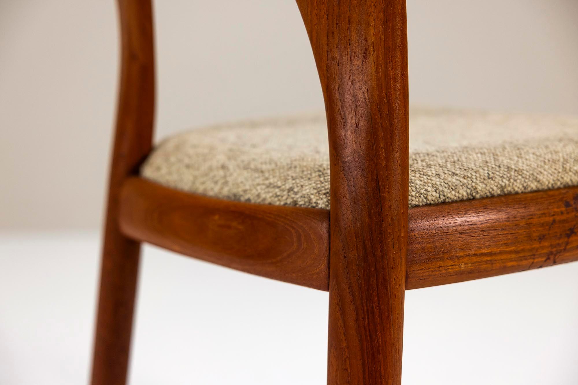 Set of Six 'Morten' Dining Chair by Niels Koefoed, Denmark 1960s 2