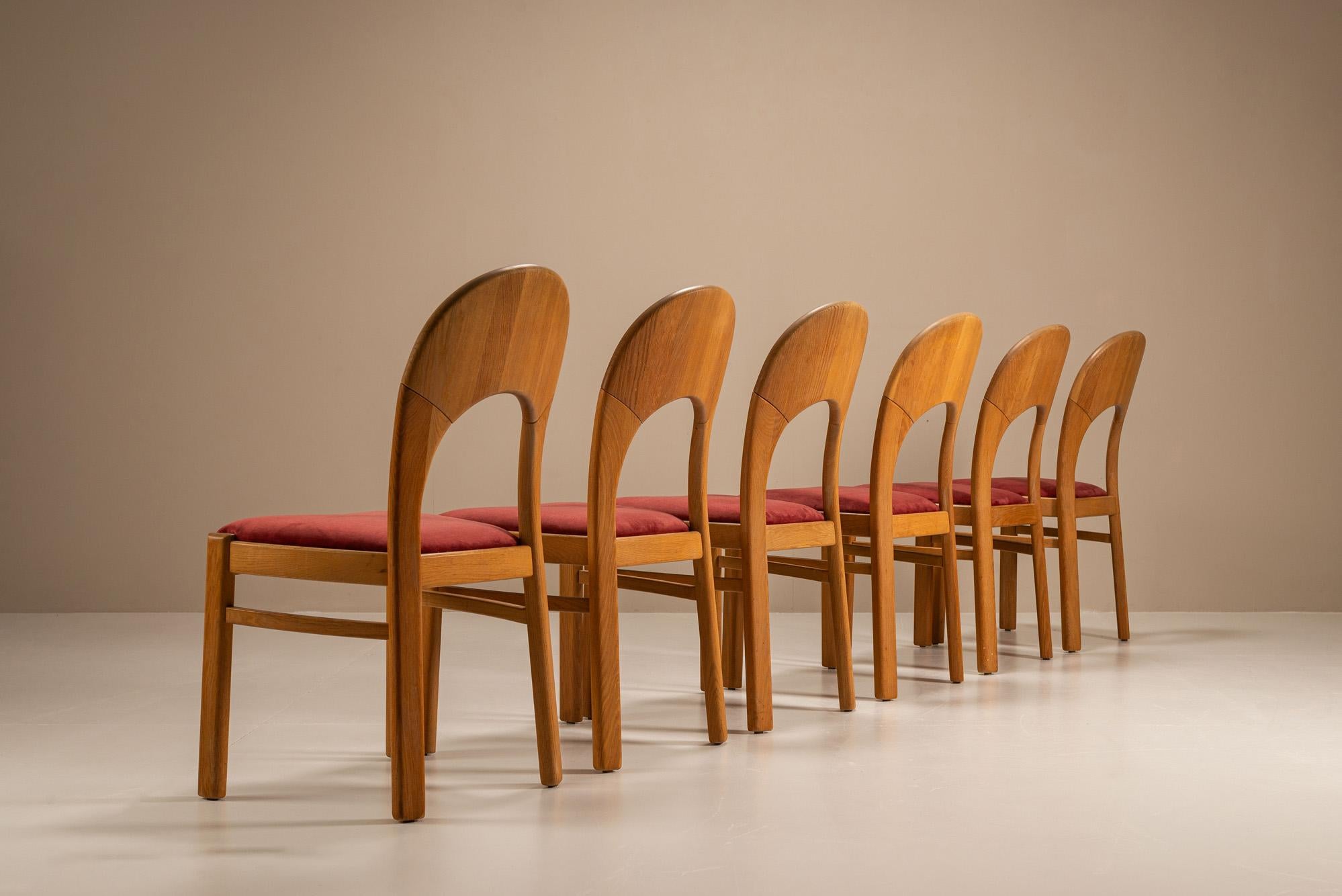 Danish Set of Six 'Morten' Dining Chairs by Niels Koefoed, Denmark 1960s For Sale