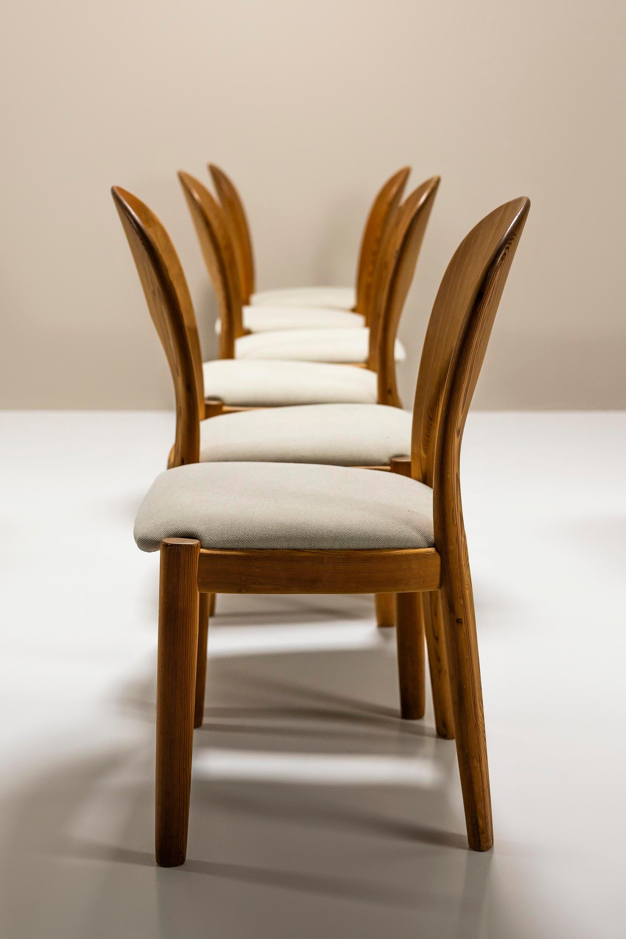 Mid-20th Century Set of Six 'Morten' Dining Chairs In Teak By Niels Kofoed, Denmark 1960s