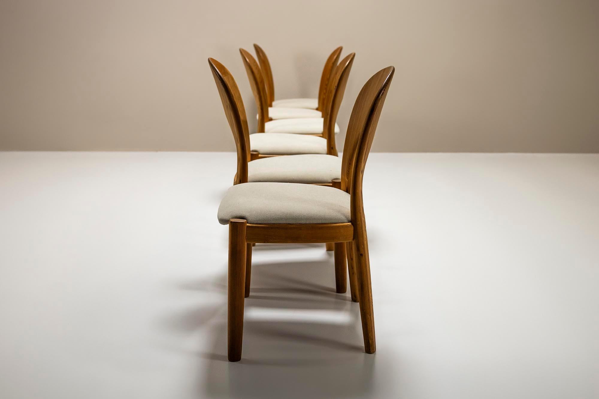 Set of Six 'Morten' Dining Chairs In Teak By Niels Kofoed, Denmark 1960s 1
