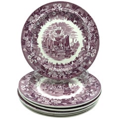 Set di sei piatti Mulberry Purple Wedgwood Ferrara