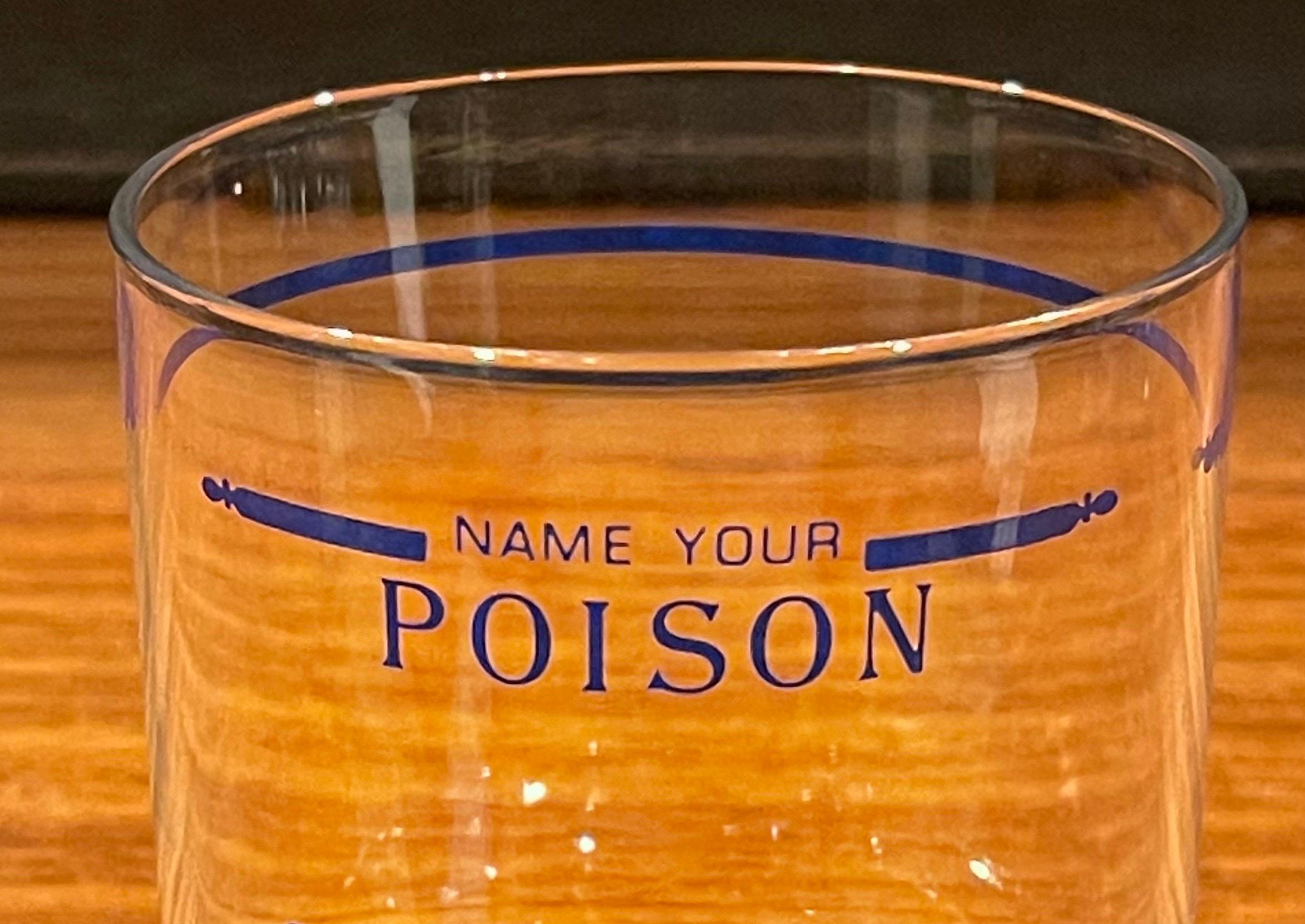 Ensemble de six verres à cocktail « Nom Your Poison » de Cera pour Neiman Marcus en vente 2