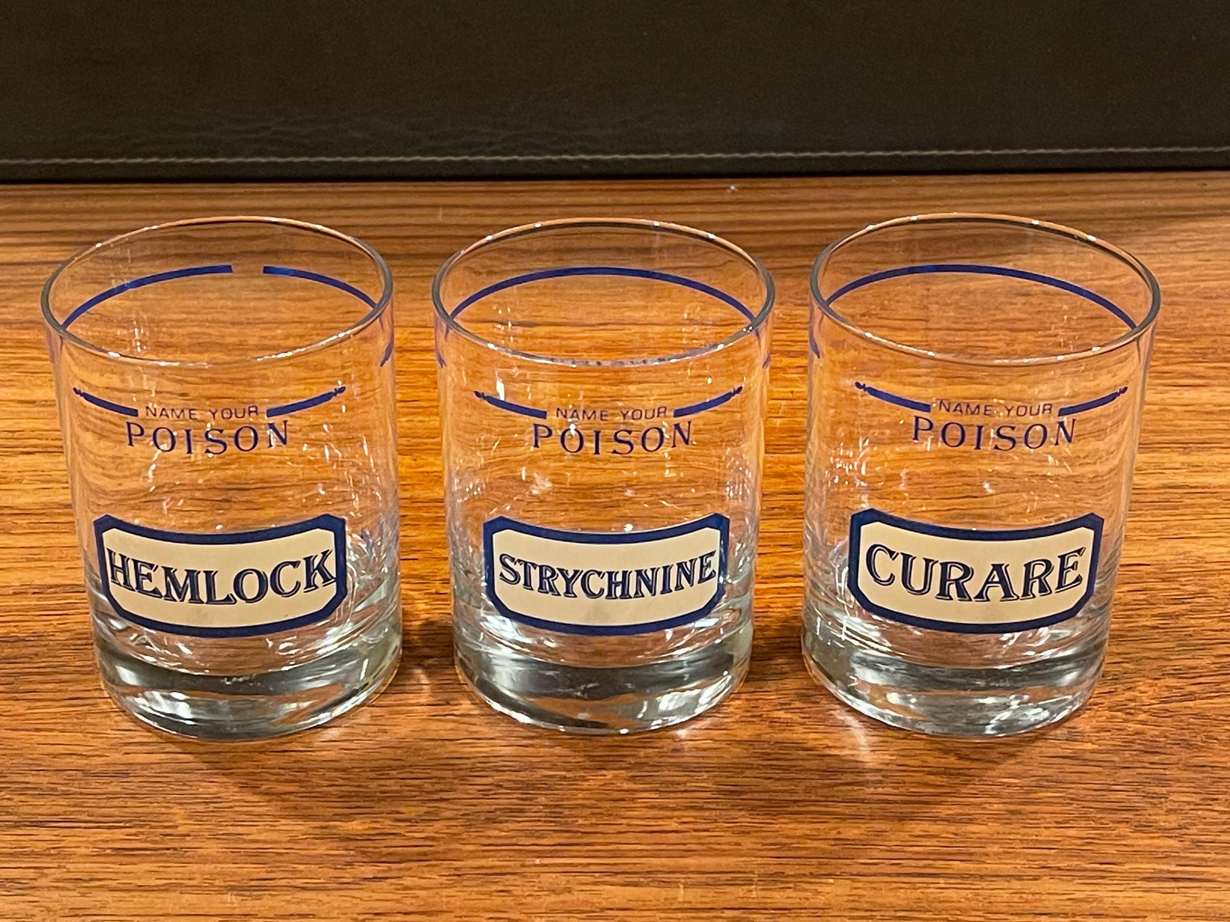 poison glassware