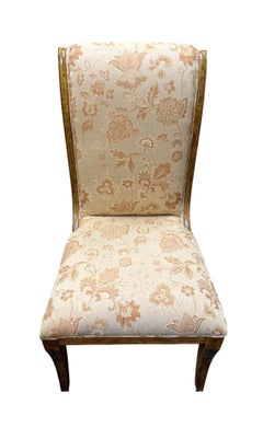 Set of Six Neoclassical High-Back Dining Chairs