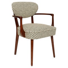 Set di sei sedie da pranzo impilabili, jacquard in stile Art Déco, Vintola Studio