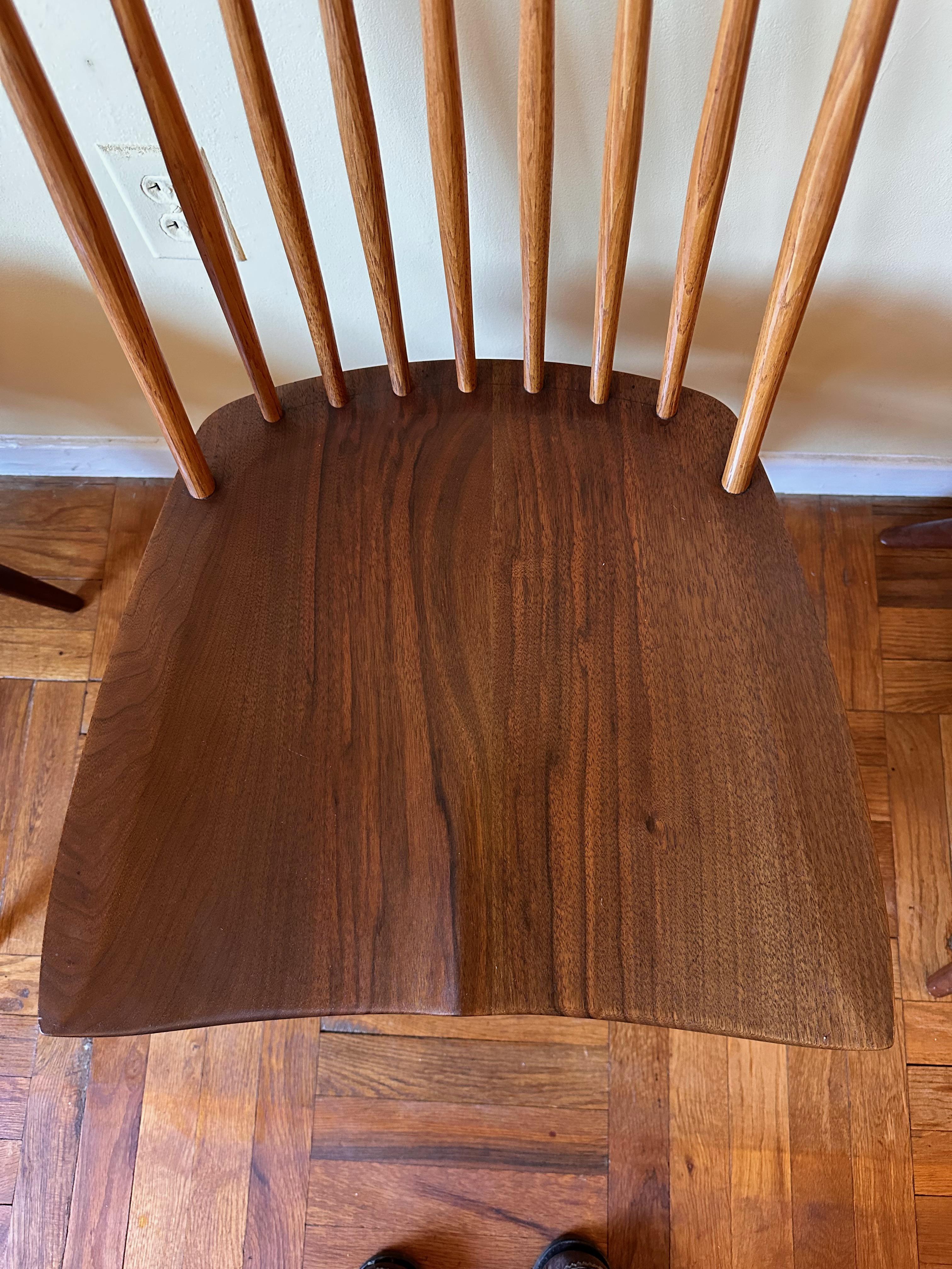 20th Century Set of Six New Chairs in Walnut by George Nakashima 1978