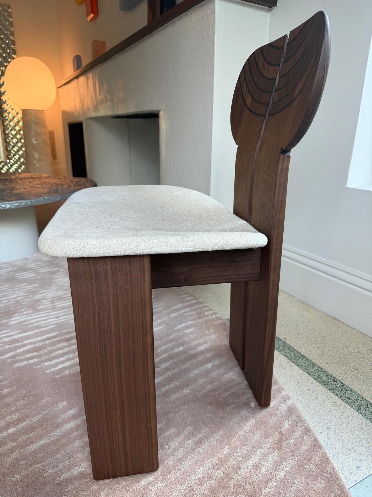 Sechs neue Tacchini Africa Stühle von Afra & Tobia Scarpa auf Lager im Angebot 6