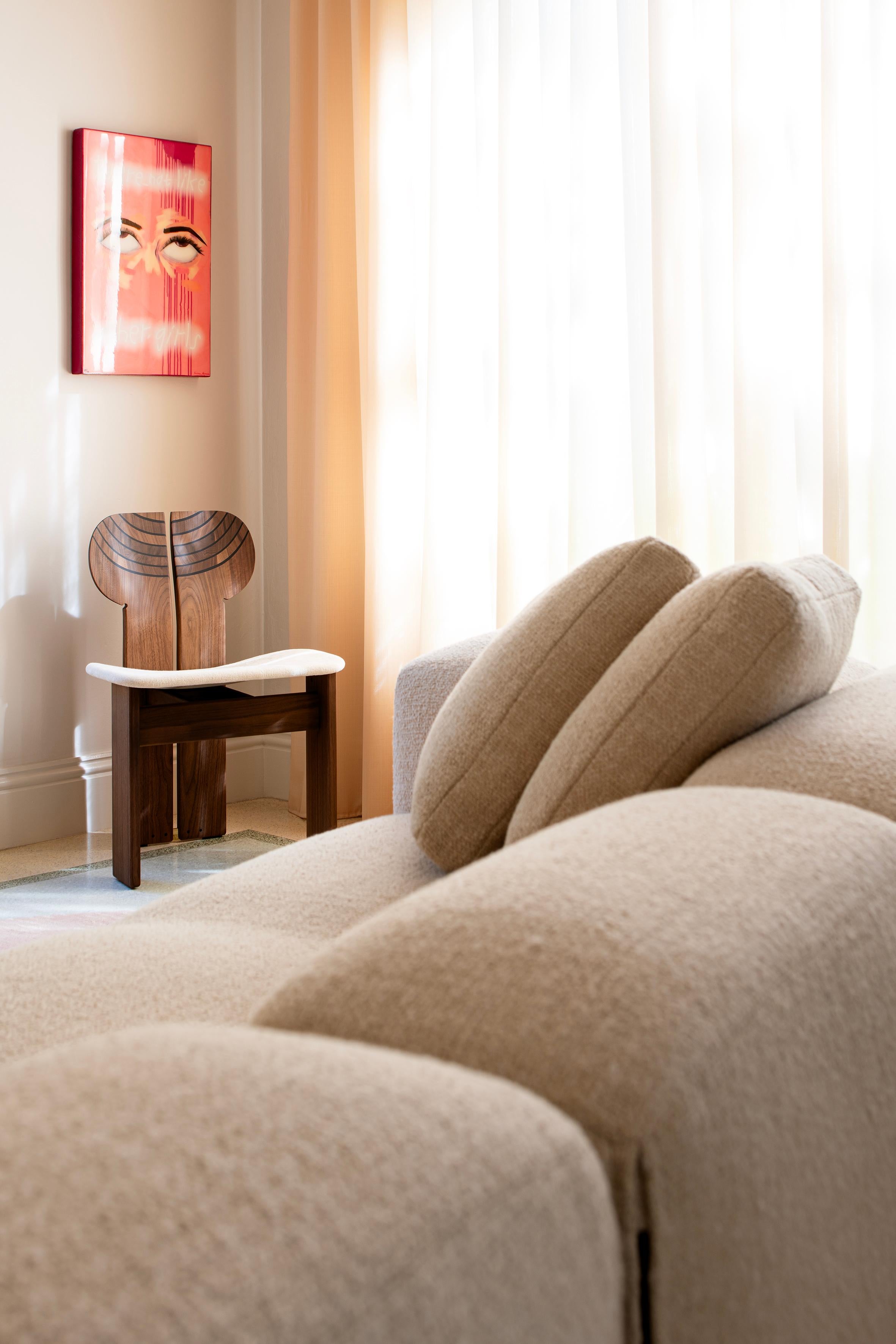 Sechs neue Tacchini Africa Stühle von Afra & Tobia Scarpa auf Lager im Angebot 8