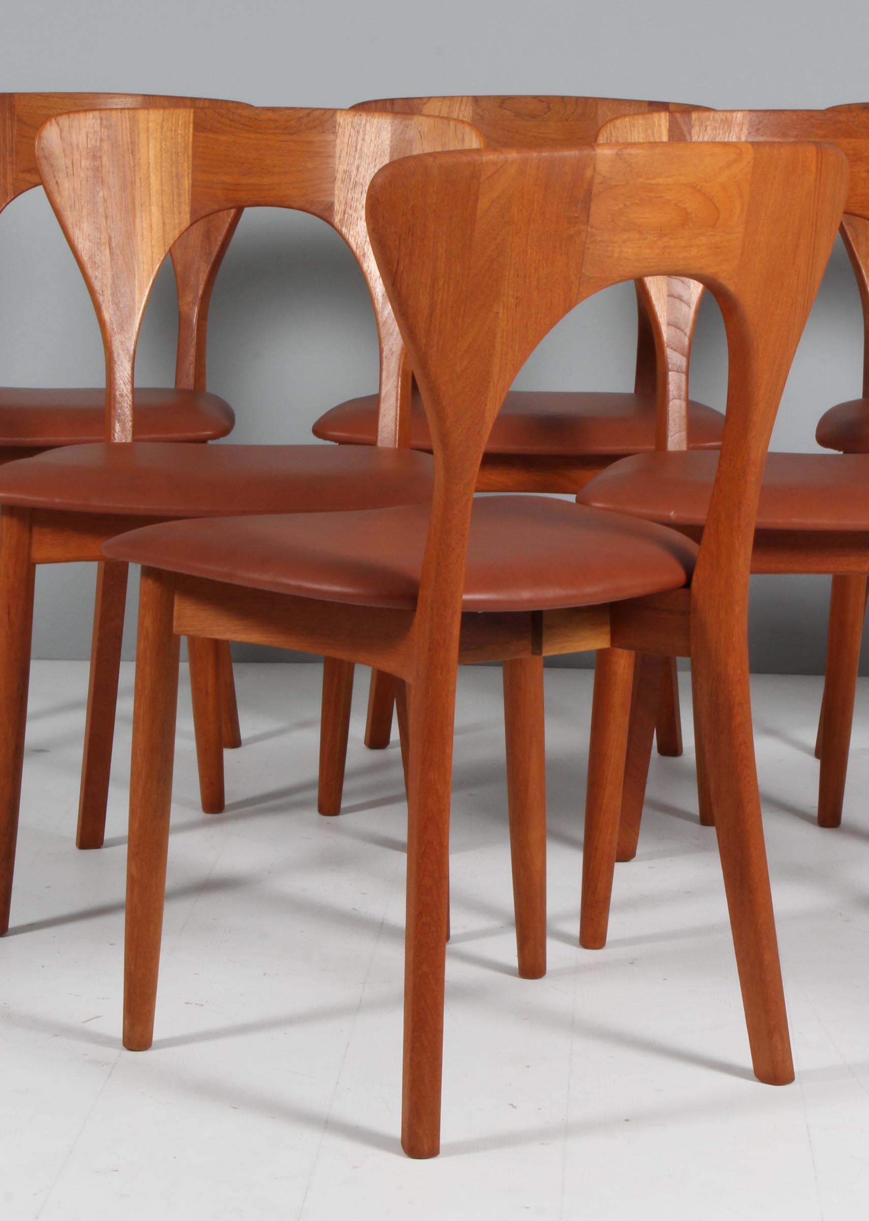 Danish Set of six Niels Koefoed Dining Chairs