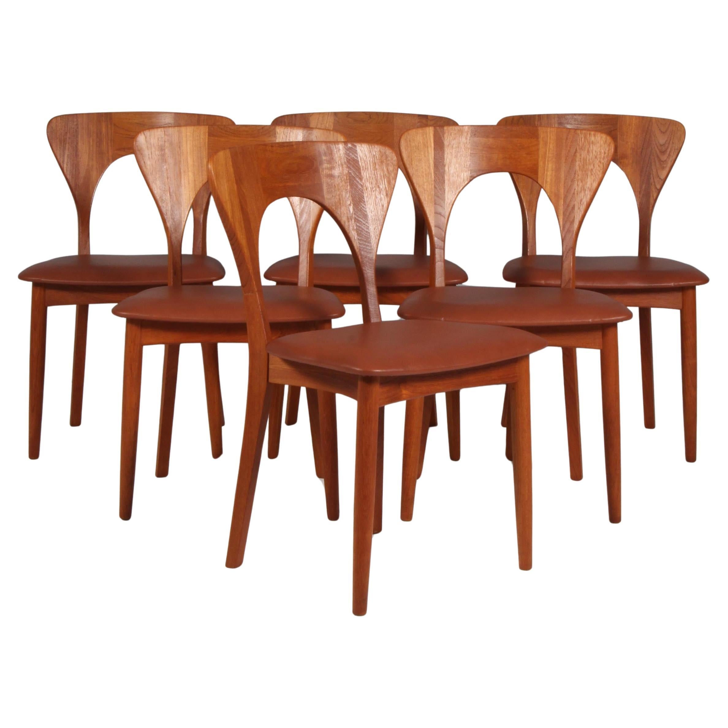 Set of six Niels Koefoed Dining Chairs