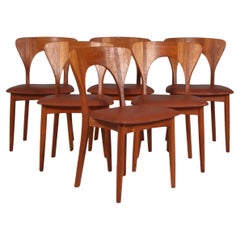 Set of six Niels Koefoed Dining Chairs