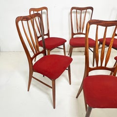 Set di sei sedie da pranzo "Ingrid" in palissandro Niels Koefoeds Hornslet C. 1960