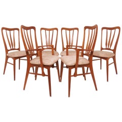 Set of Six Niels Kofoed Hornslet "Ingrid" Danish Teak Dining Chairs, circa 1970s