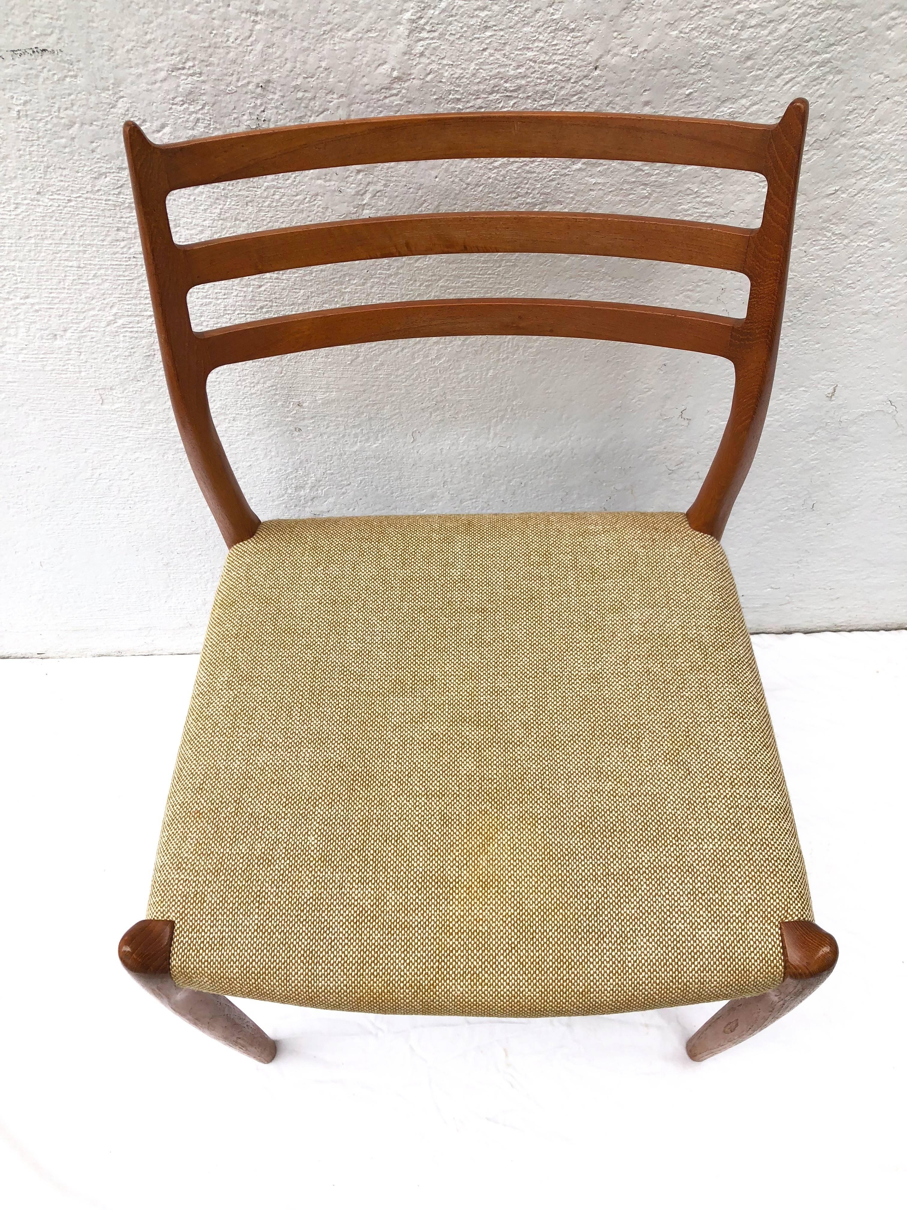 Danish Set of Six Niels Moller Dining Chairs