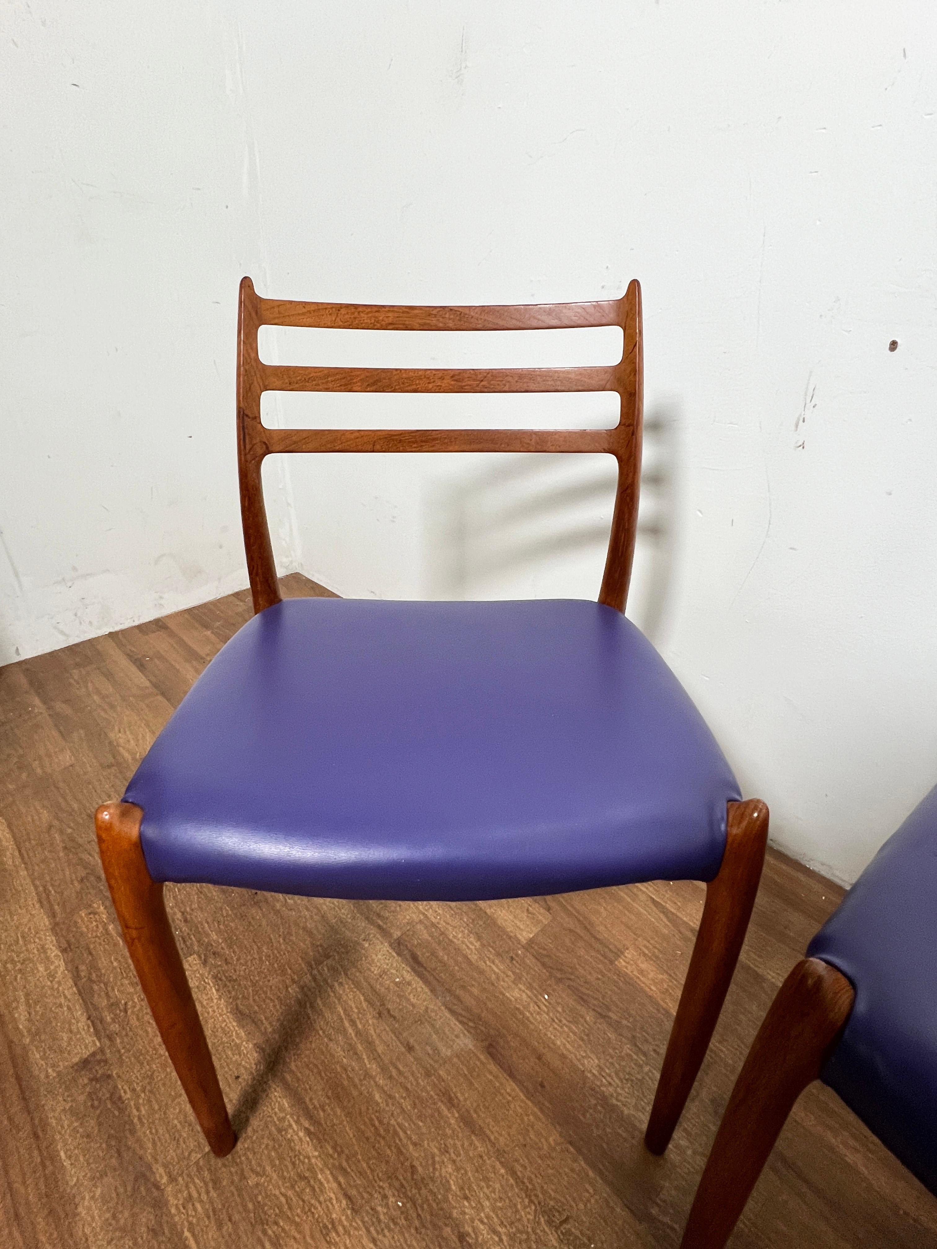 niels moller dining chairs