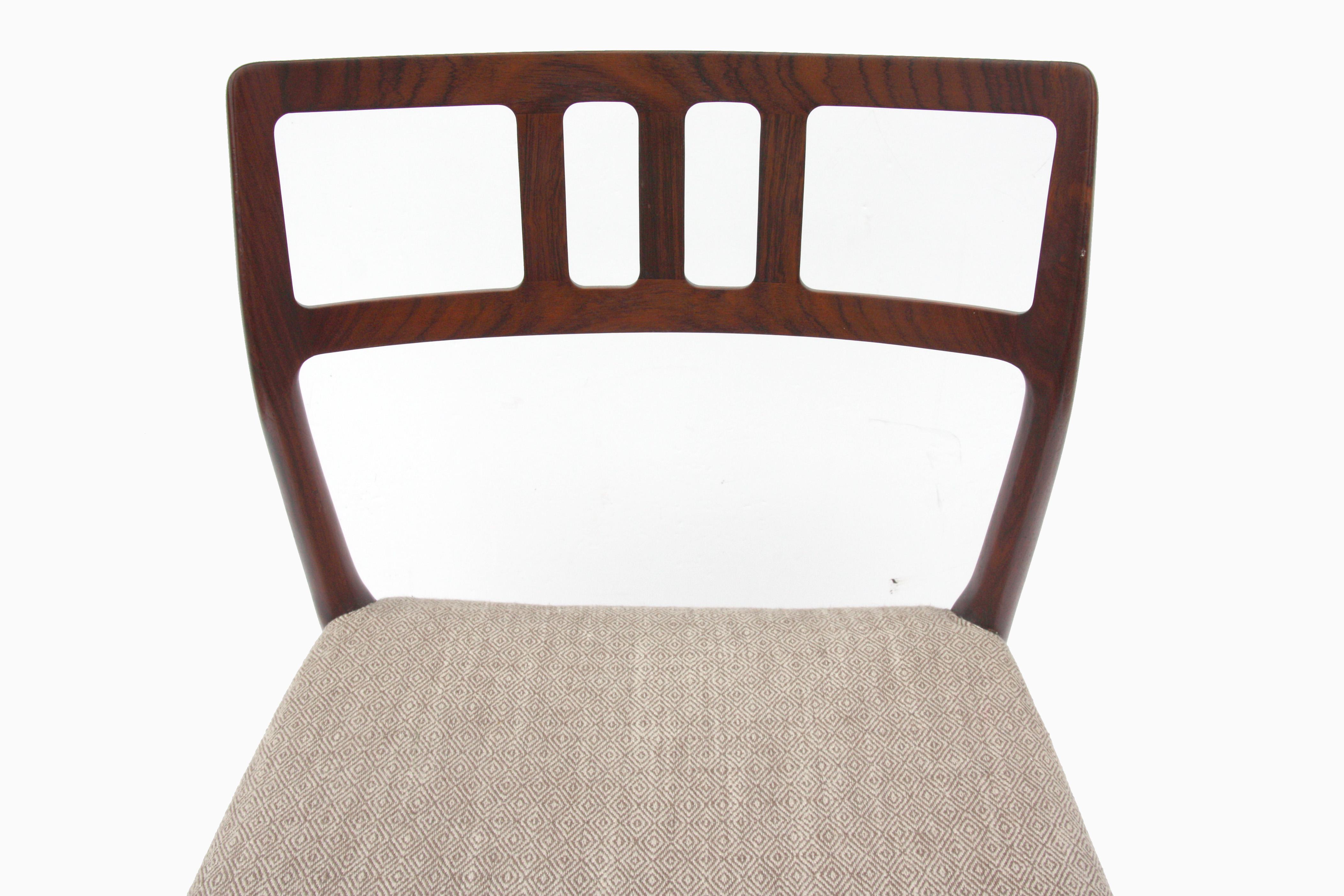 Mid-20th Century Set of Six Niels Otto Moller Dining Chairs