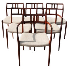 Set of Six Niels Otto Moller Dining Chairs