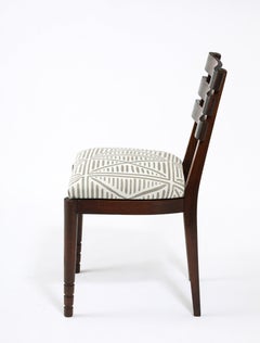 Ensemble de six chaises de salle à manger Charles Dudouyt, France, années 1940