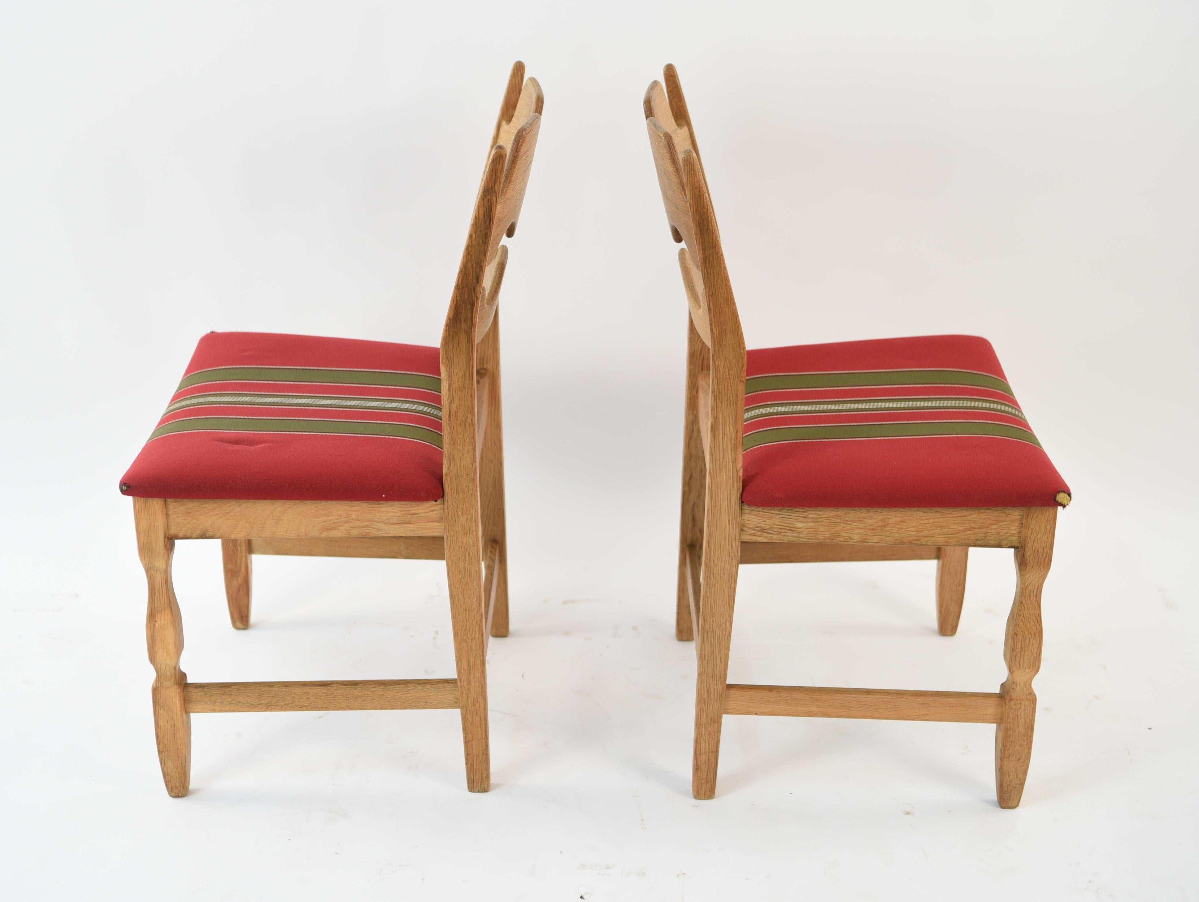 Set of 'Six' Oak Dining Chairs by Henning Kjærnulf, 1960s 4