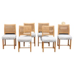 Set of Six Oak Dining Chairs Carl Gustav Hiort af Ornäs, 1955