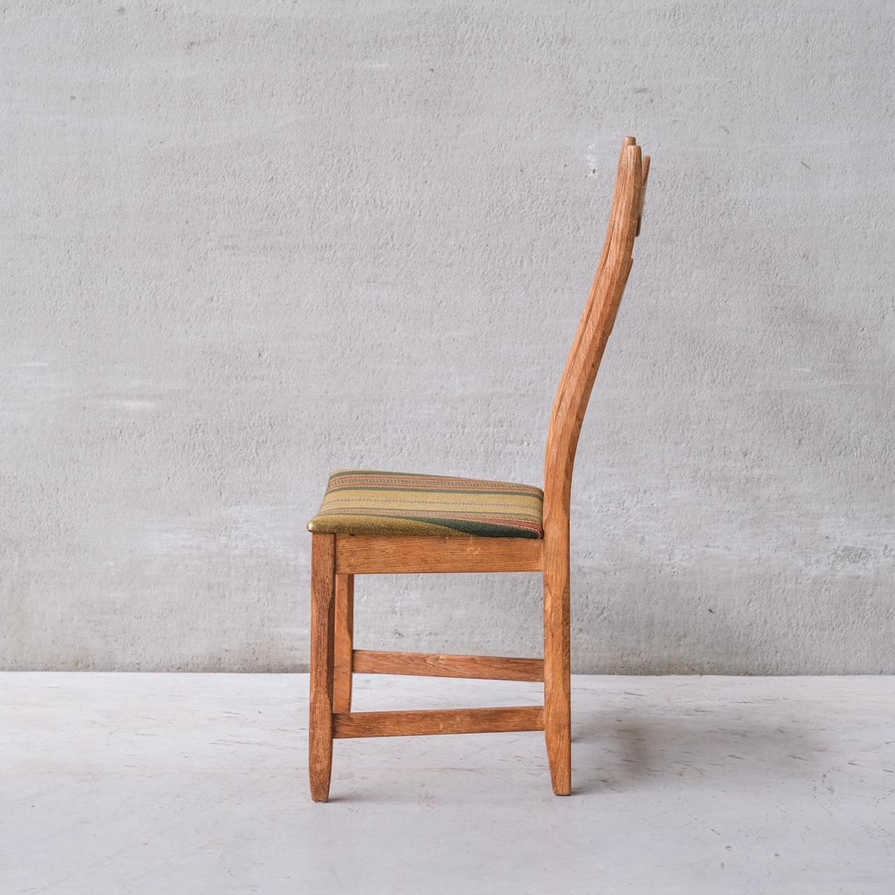 Mid-20th Century Set of Six Oak Henning Kjaernulf Danish Mid-Century Dining Chairs