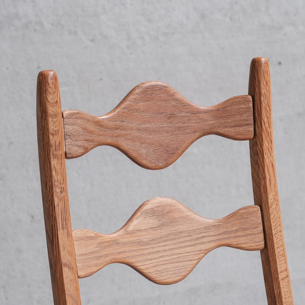 Set of Six Oak Henning Kjaernulf Danish Mid-Century Dining Chairs For Sale 2