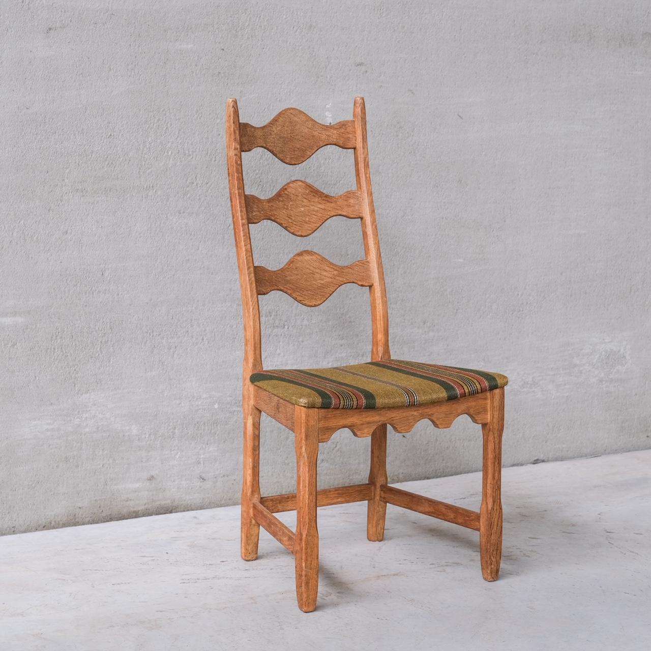 Set of Six Oak Henning Kjaernulf Danish Mid-Century Dining Chairs 2