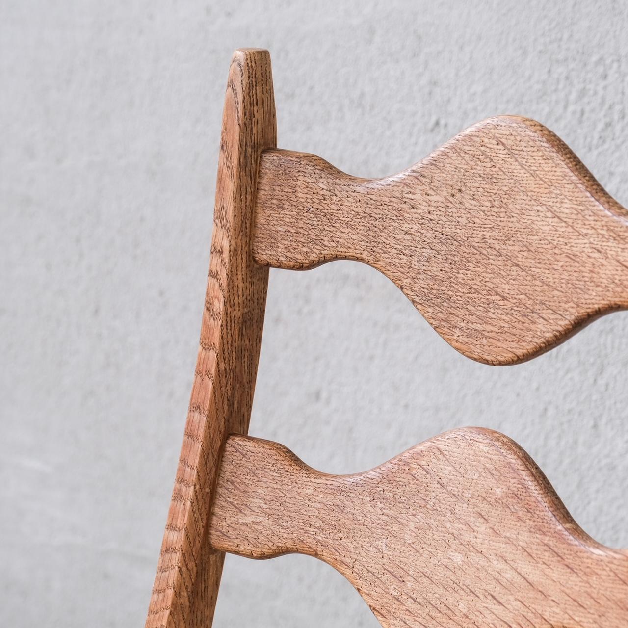 Set of Six Oak Henning Kjaernulf Danish Mid-Century Dining Chairs For Sale 3