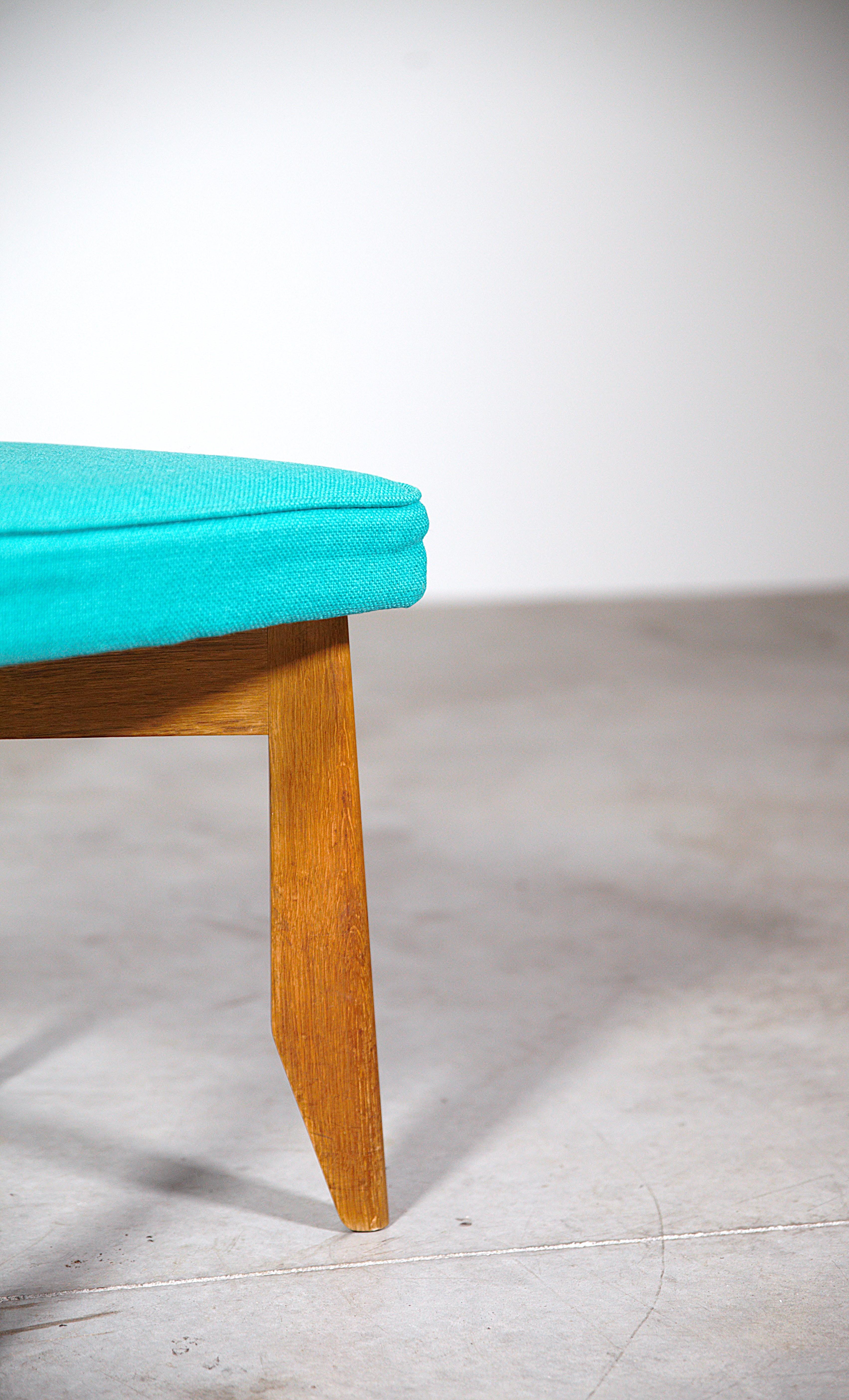 Satz von sechs Eichenstühlen 