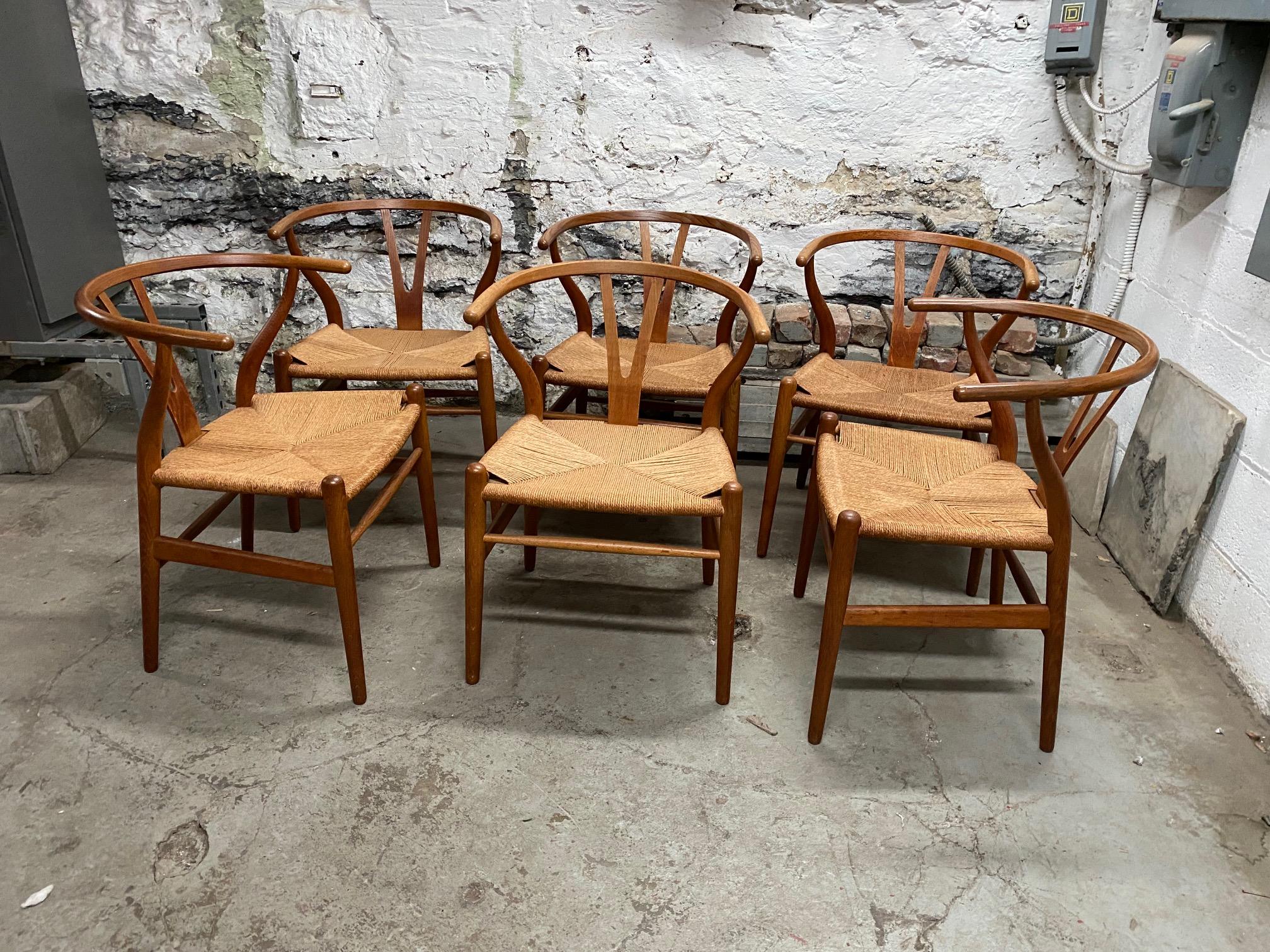 wishbone chairs set of 6