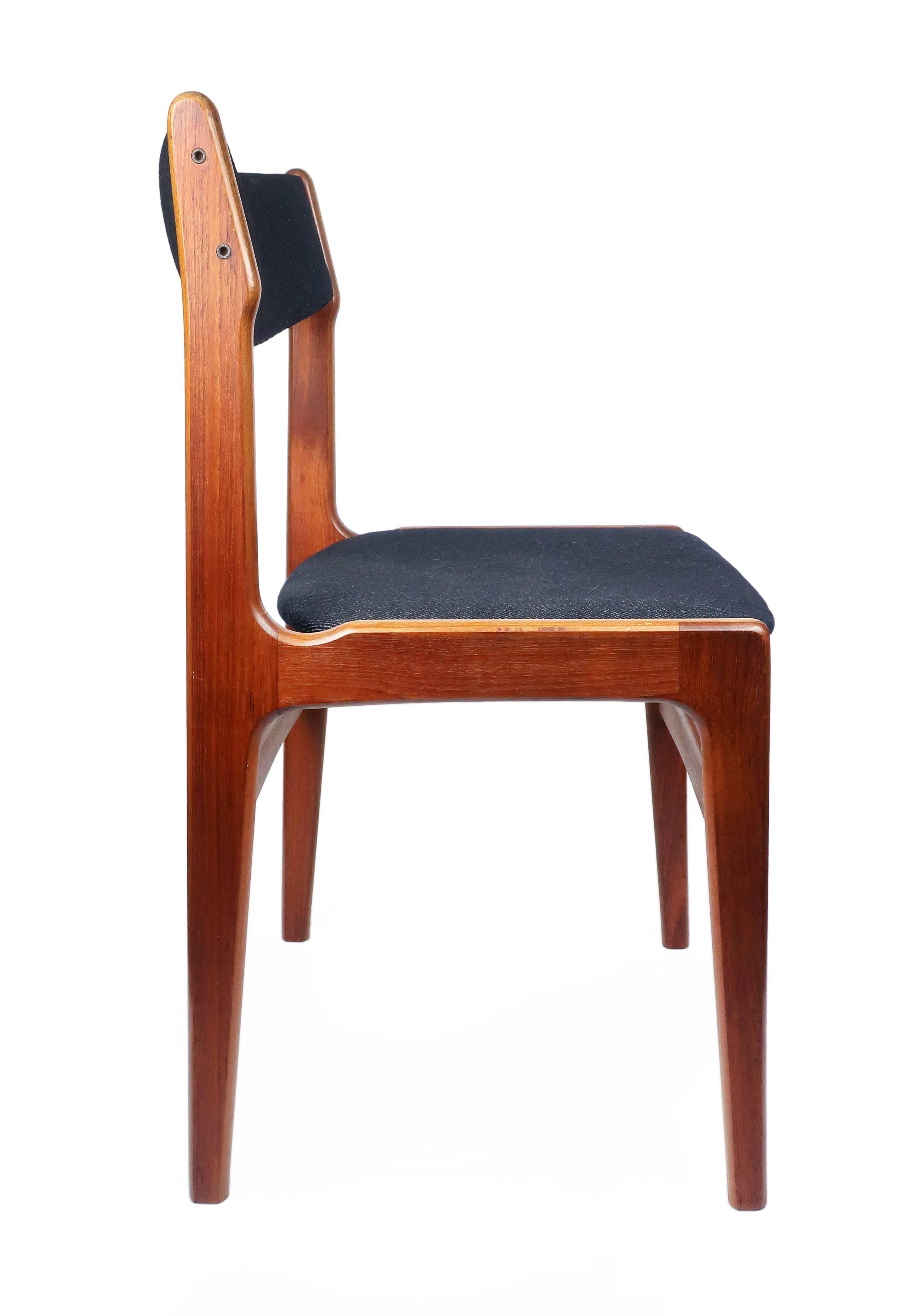 Set of Six of Danish Modern Dining Chairs, Erik Buch for Anderstrup Møbelfabrik 4