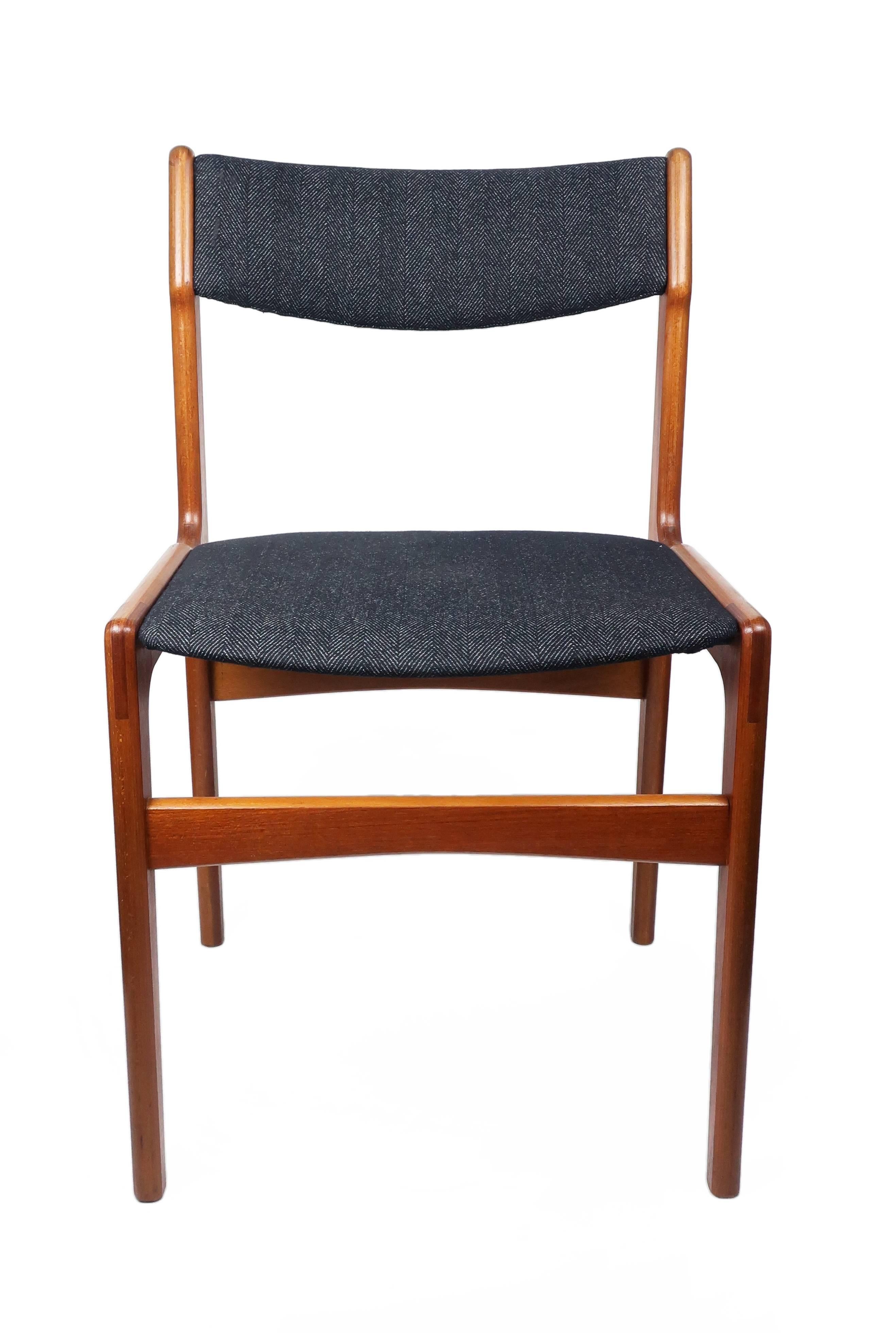 20th Century Set of Six of Danish Modern Dining Chairs, Erik Buch for Anderstrup Møbelfabrik