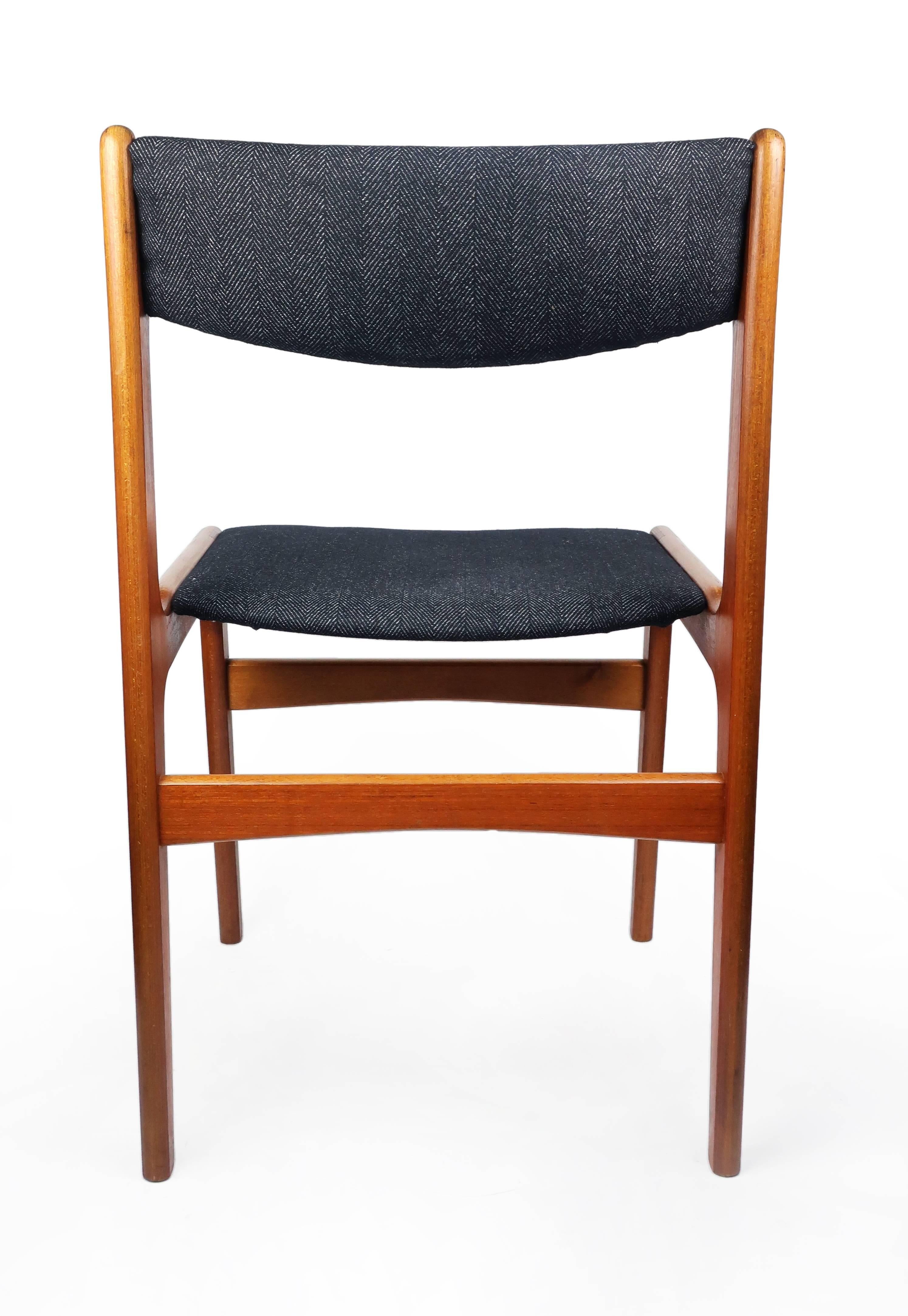 Set of Six of Danish Modern Dining Chairs, Erik Buch for Anderstrup Møbelfabrik 2