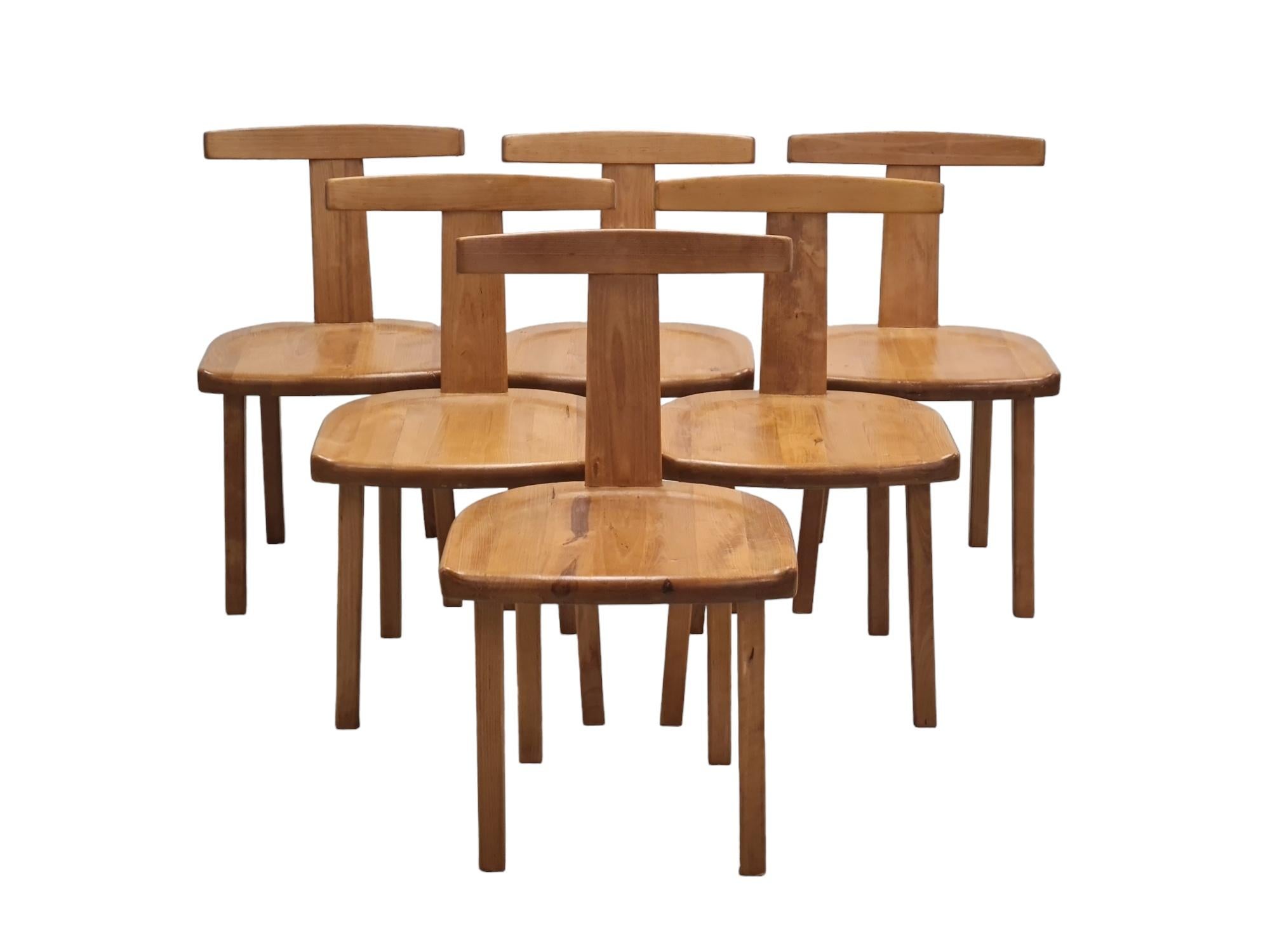 Set of Six Olavi Hänninen Juha Chairs, HMN For Sale 3