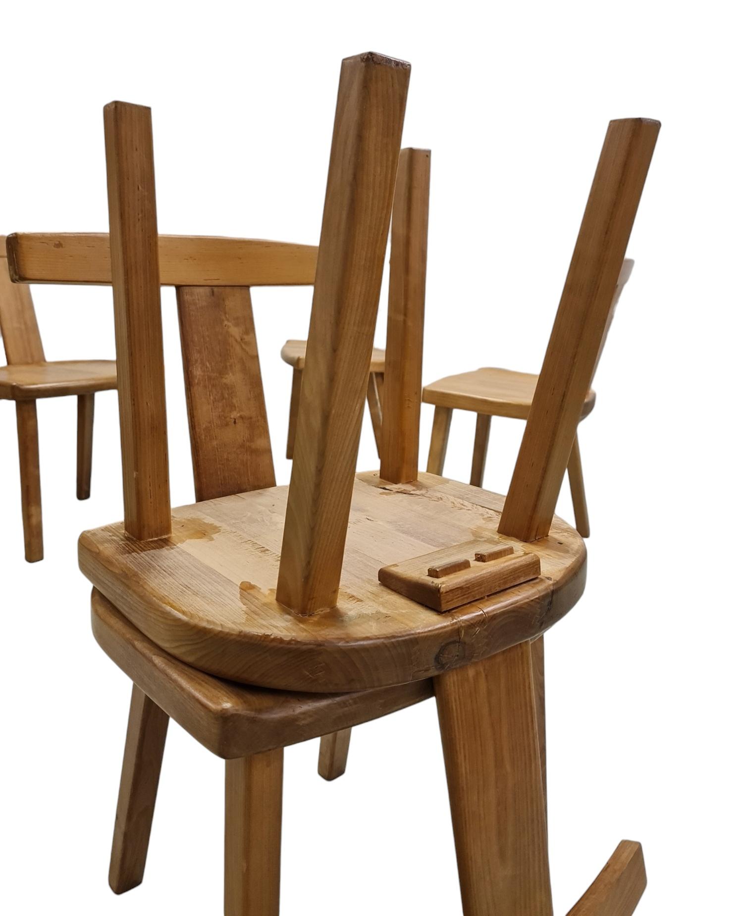 Finnish Set of Six Olavi Hänninen Juha Chairs, HMN For Sale
