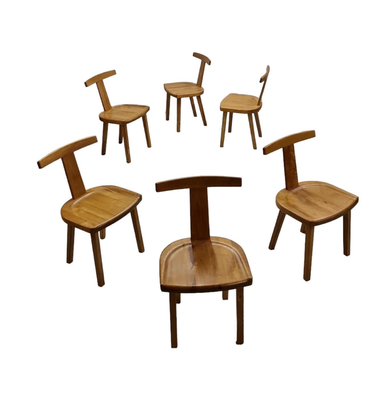 Set of Six Olavi Hänninen Juha Chairs, HMN In Good Condition For Sale In Helsinki, FI