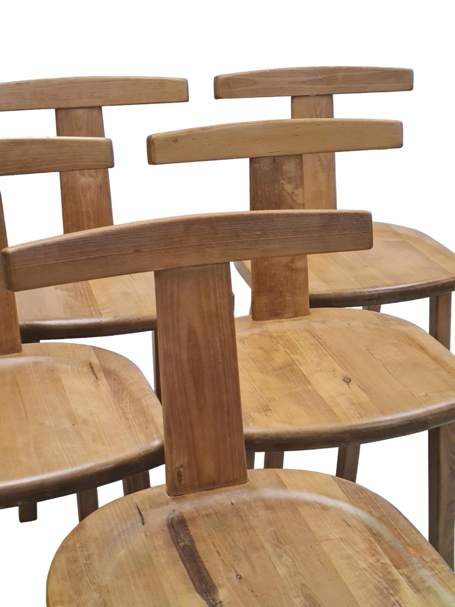 Mid-20th Century Set of Six Olavi Hänninen Juha Chairs, HMN For Sale