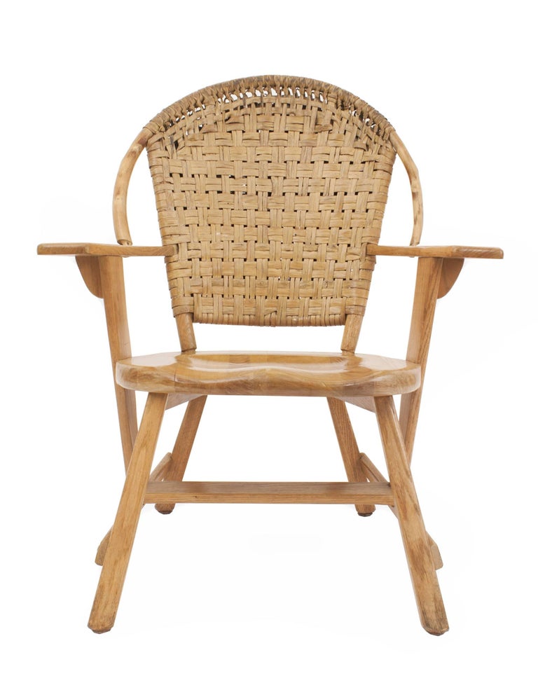 Set of Six Old Hickory Ashwood Dining Chairs For Sale at 1stDibs