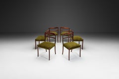 Juego de seis sillas de comedor Ole Wanscher para CADO, Dinamarca Años 60