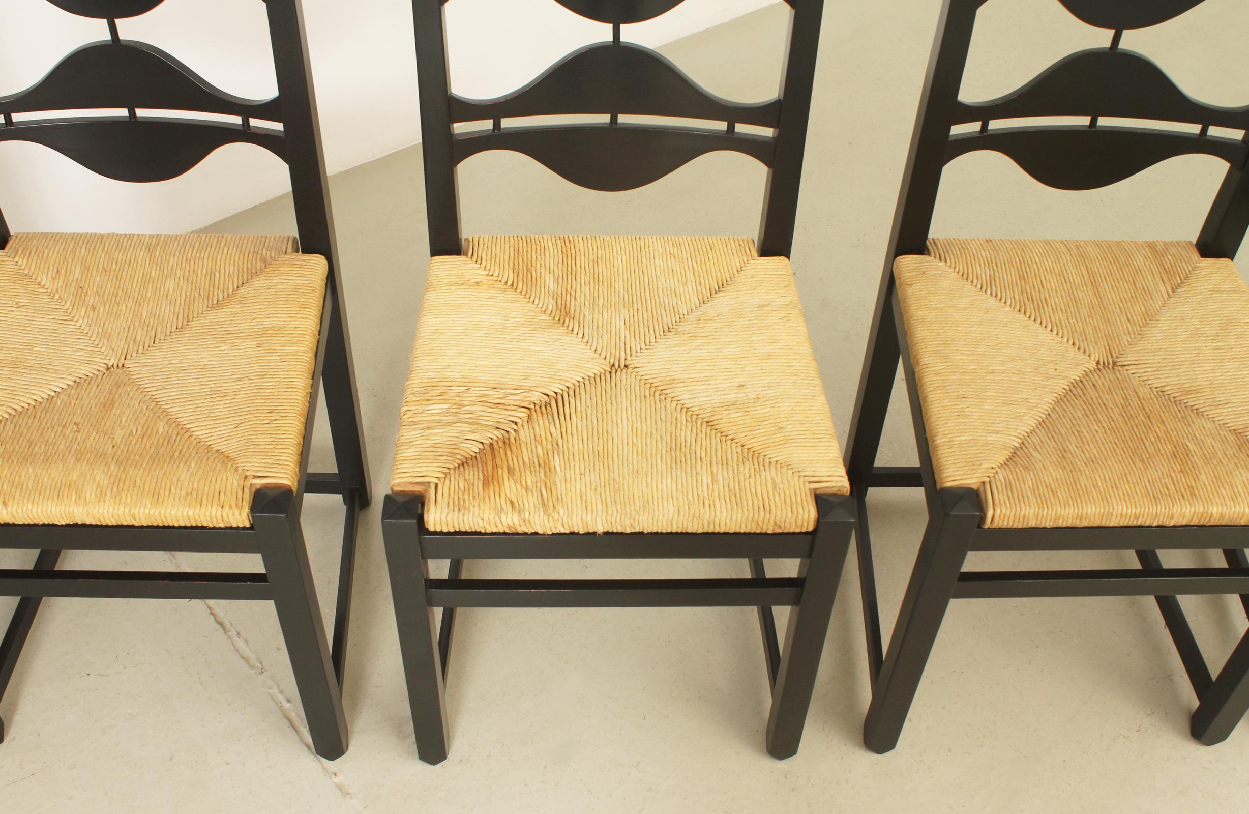 Set of Six Olot Dining Chairs by Jordi Vilanova, Spain, 1962 3