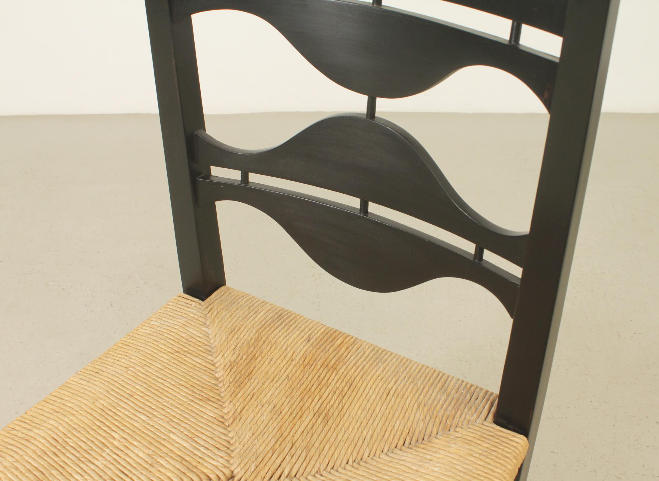 Set of Six Olot Dining Chairs by Jordi Vilanova, Spain, 1962 4